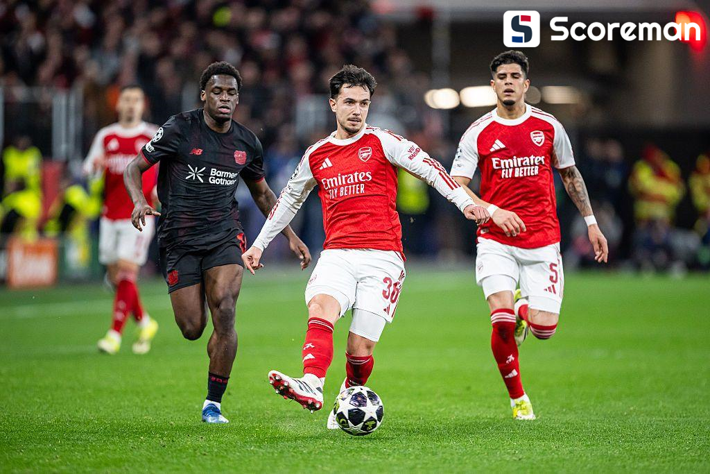 '하베르츠 PK 동점골' 아스날, 레버쿠젠 원정서 1-1 무승부...승부는 2차전으로